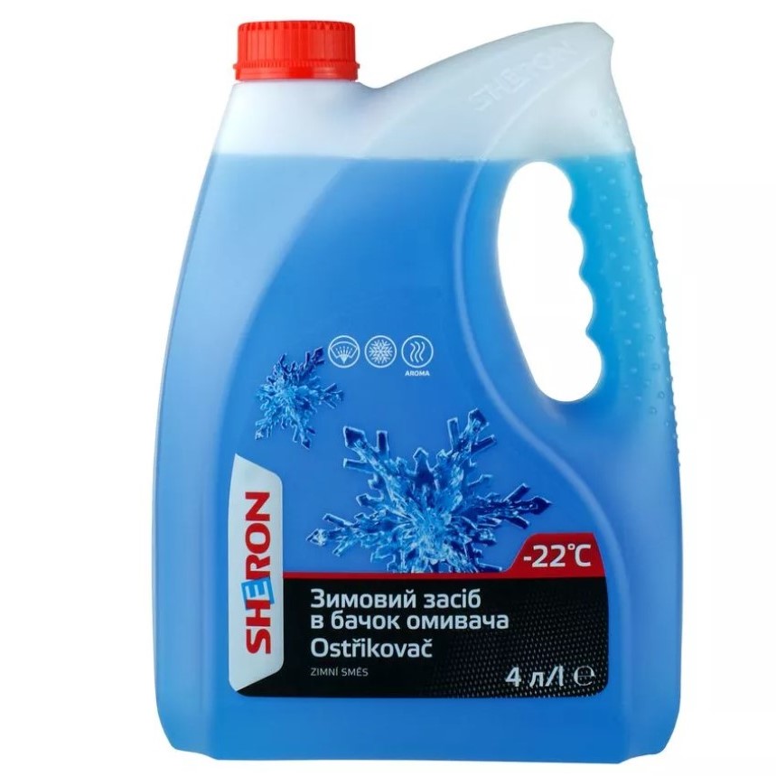 Photos - Windscreen Washer Fluid SHERON Омивач скла зимовий , -22°С, 4 л 