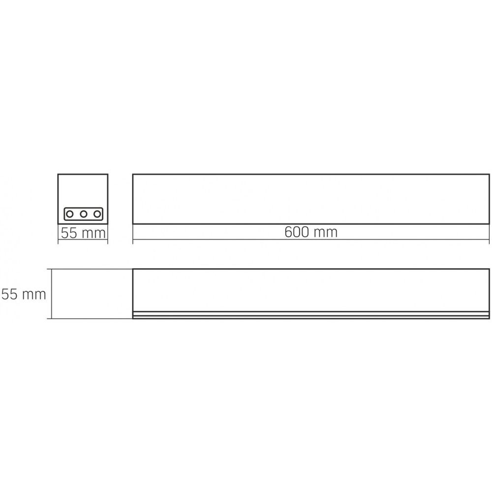 Светильник линейный Videx LED BNL02 магистральный 24 W 0.6 М 5000 K 220 V черный (VL-BNL02-24065B) - фото 15