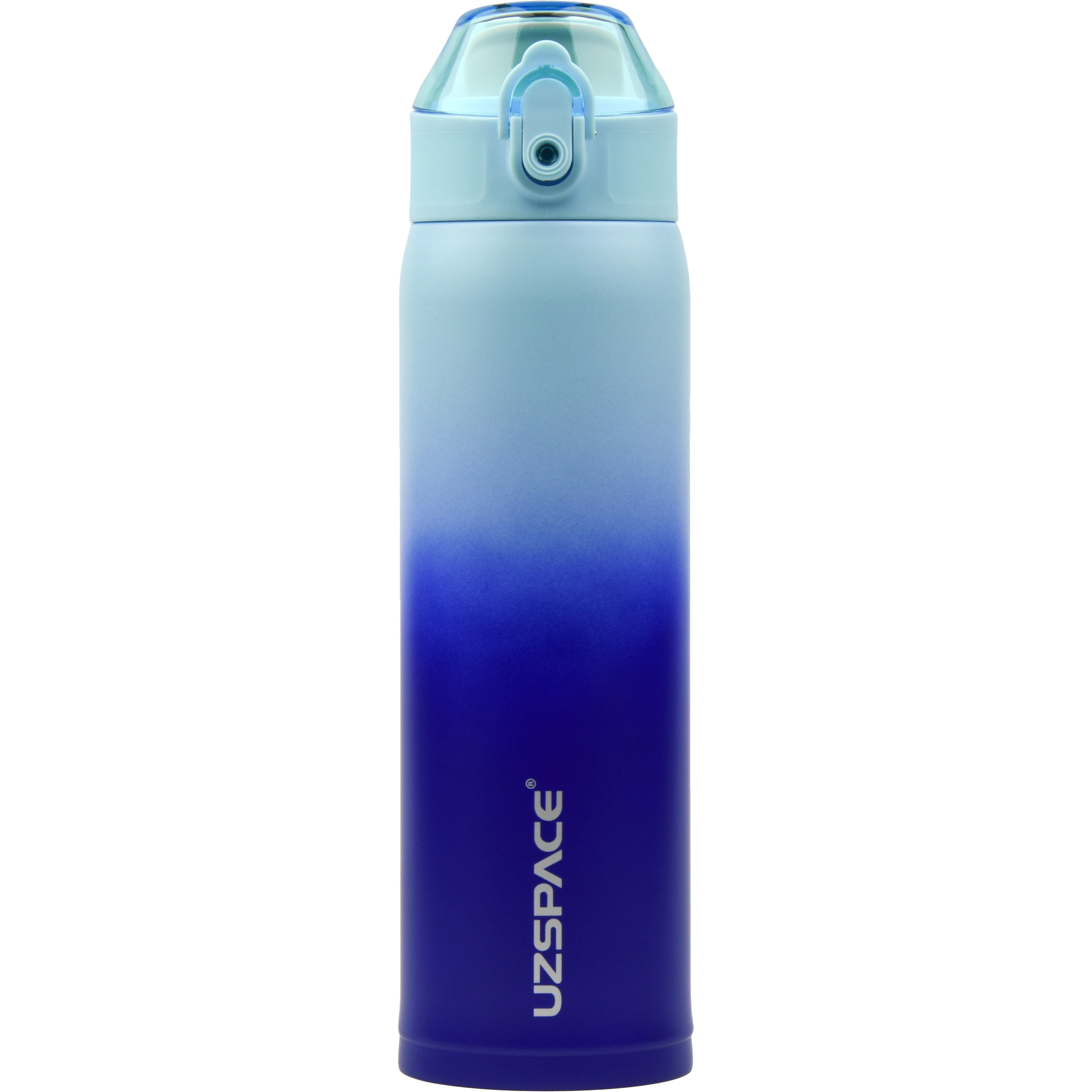 Термочашка для напоїв UZspace X4 Gradient 500 мл блакитна із синім (4201) - фото 1