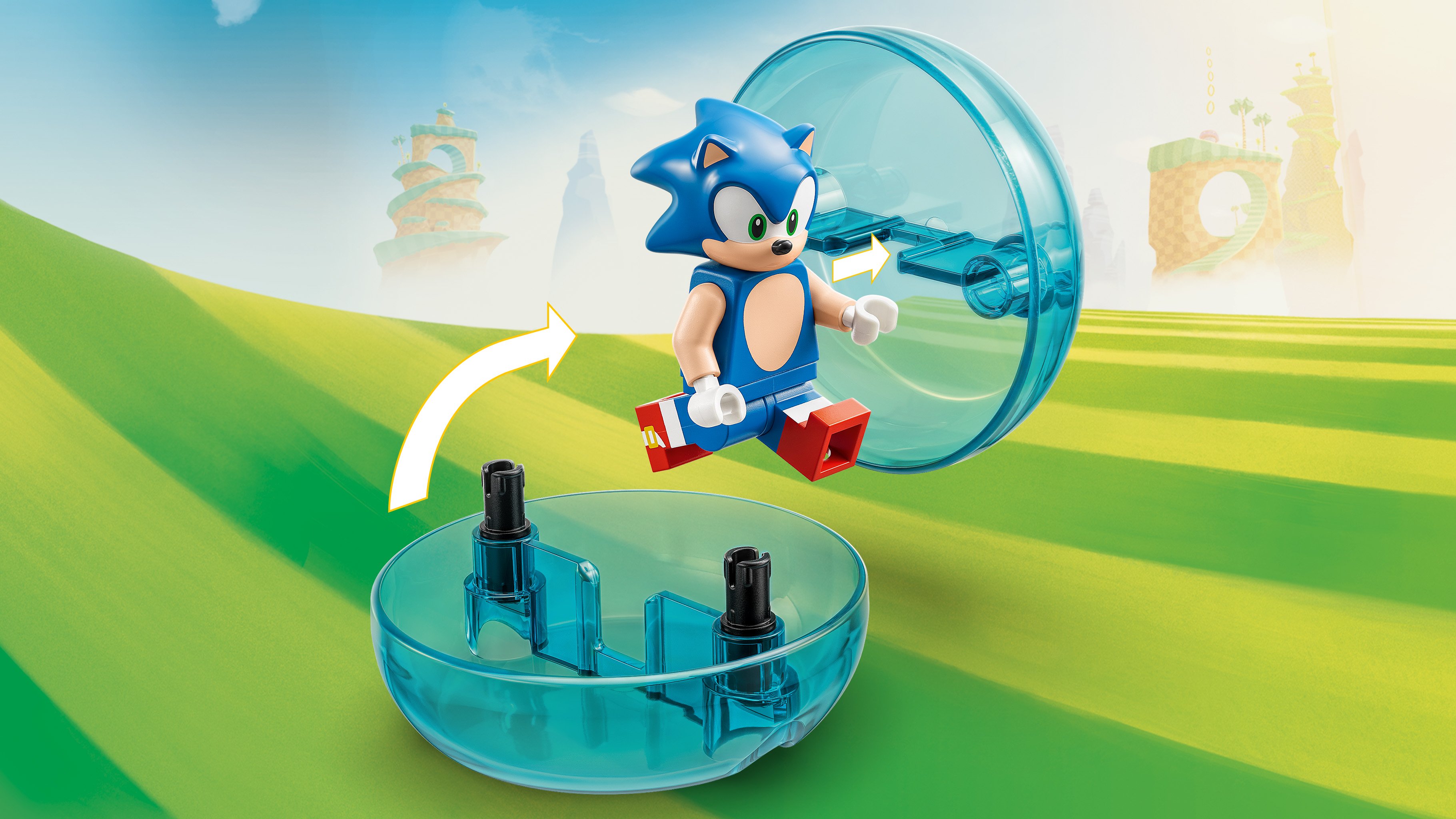 Конструктор LEGO Sonic the Hedgehog Змагання швидкісної сфери, 292 деталі (76990) - фото 12