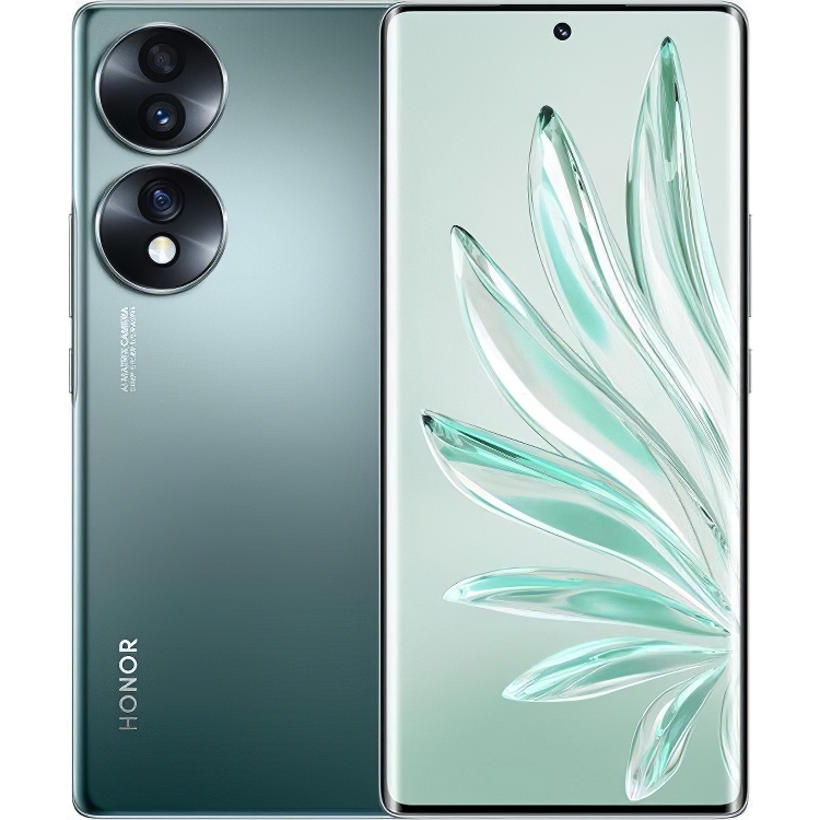 Смартфон Honor 70 8/256GB Emerald Green - фото 1