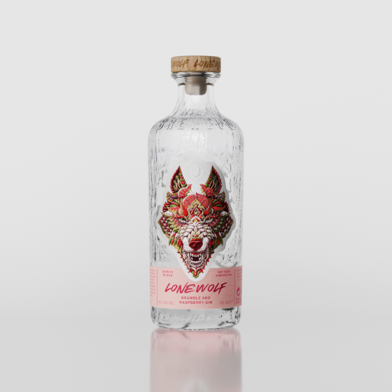 Джин BrewDog LoneWolf Raspberry & Bramble Gin 38% 0.7 л - фото 3