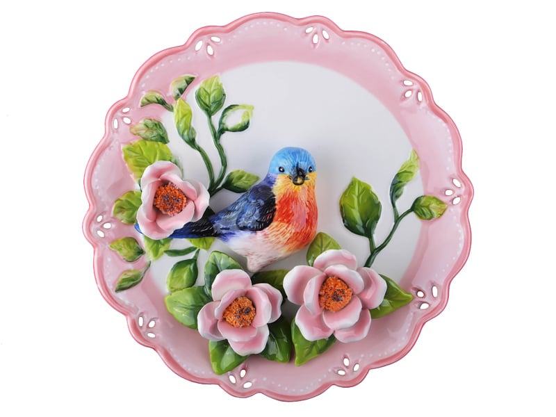 Декоративная тарелка Lefard Соловей, 20 см (59-171) - фото 1
