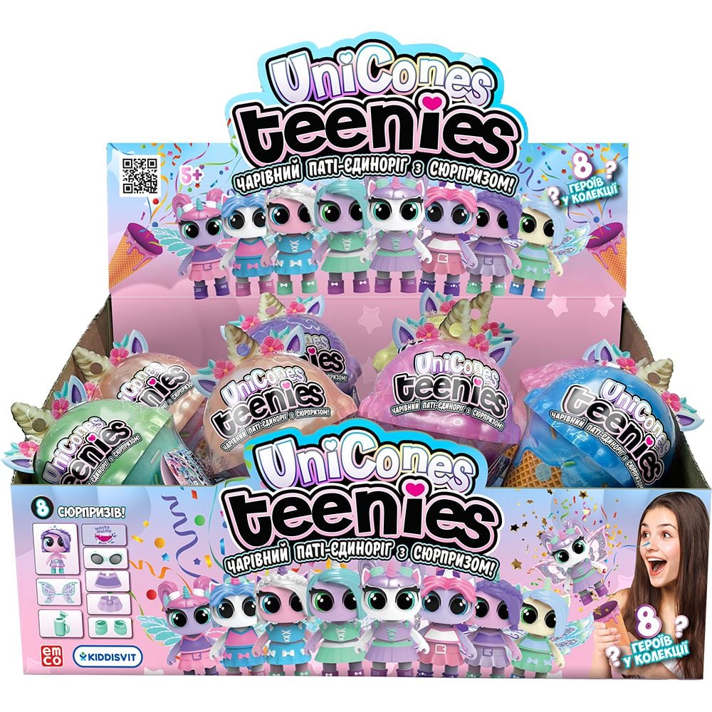 Игровой набор с фигуркой Unicones Teenies Единорог с сюрпризом в ассортименте (1236) - фото 8