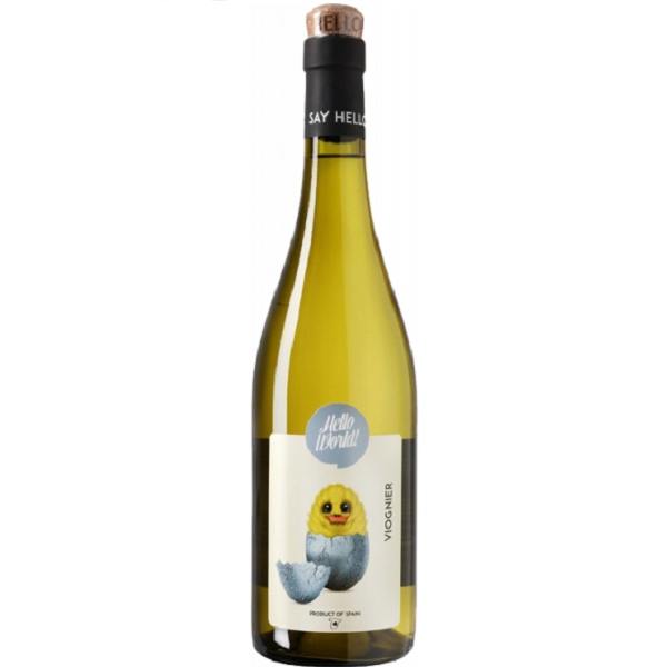 Вино Hello world Viognier, біле, сухе, 12%, 0,75 л - фото 1