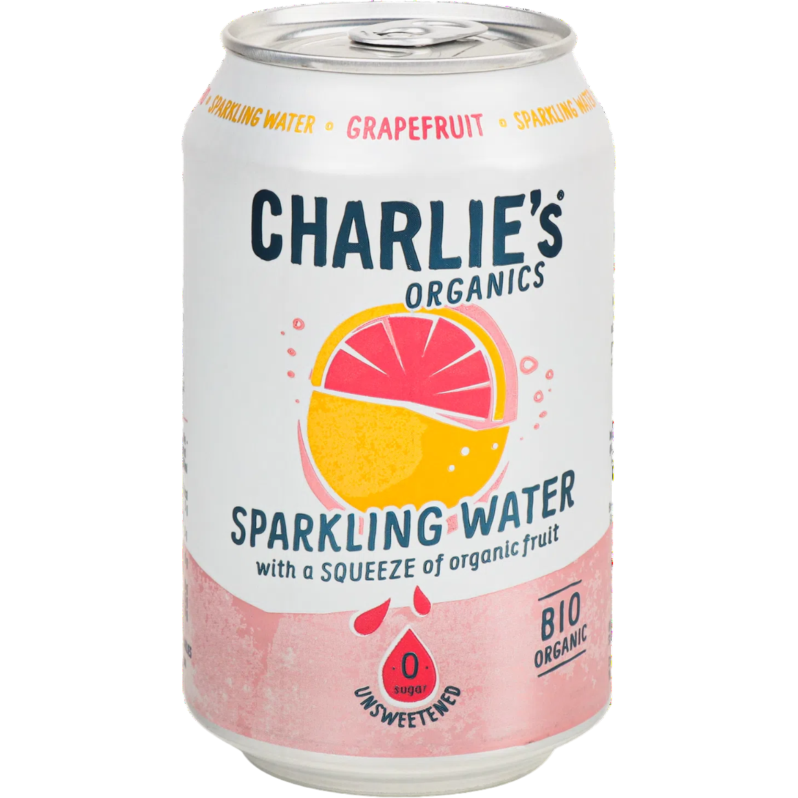 Вода мінеральна Charlie's із соком грейпфрута газована з/б 0.33 л (863546) - фото 1