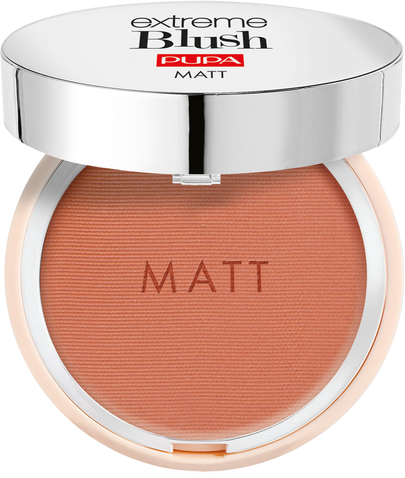 Компактные двойные румяна Pupa Extreme Blush Matt 02 Pop Brown 4 г (050168A002) - фото 1