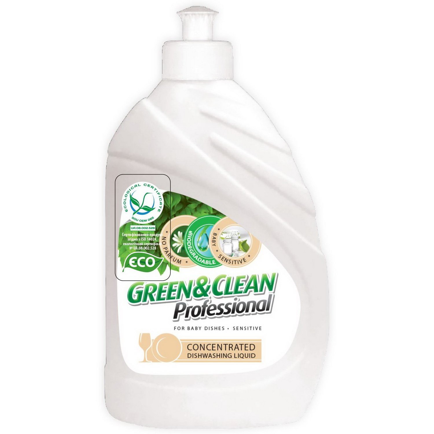Засіб для миття дитячого посуду Green & Clean Professional, концентрат, 500 мл - фото 1