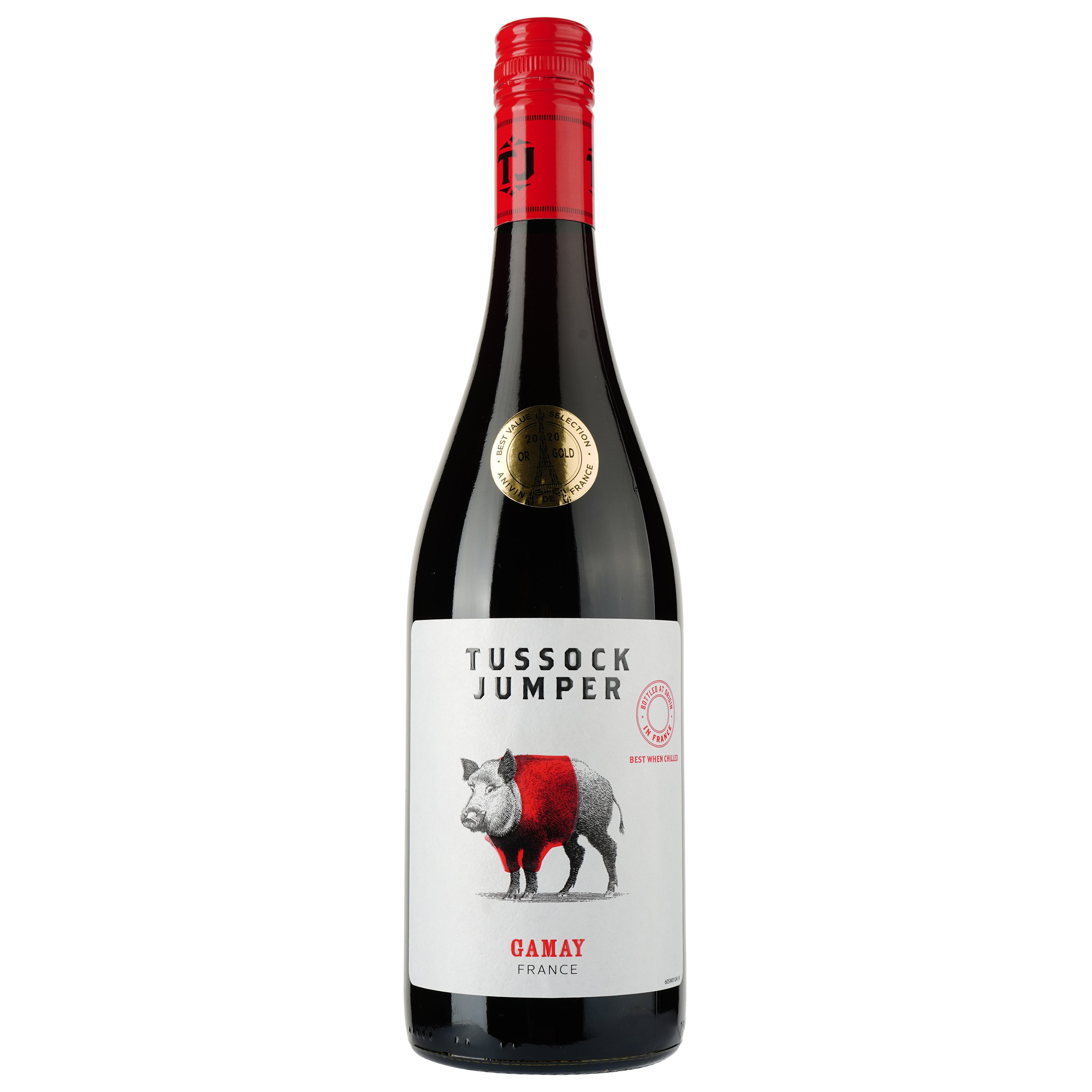 Вино Tussock Jumper Gamay, красное, сухое, 0,75 л - фото 1