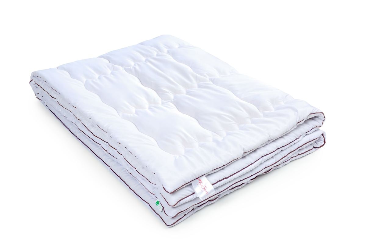 Одеяло шерстяное MirSon Deluxe Italy Hand Made №166, зимнее, 155x215 см, белое - фото 2