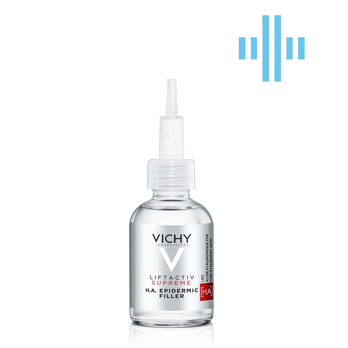 Антивікова сироватка з гіалуроновою кислотою Vichy Liftactiv Supreme HA Epidermic Filler, для скорочення зморшок та відновлення пружності шкіри, 30 мл (MB271100) - фото 1