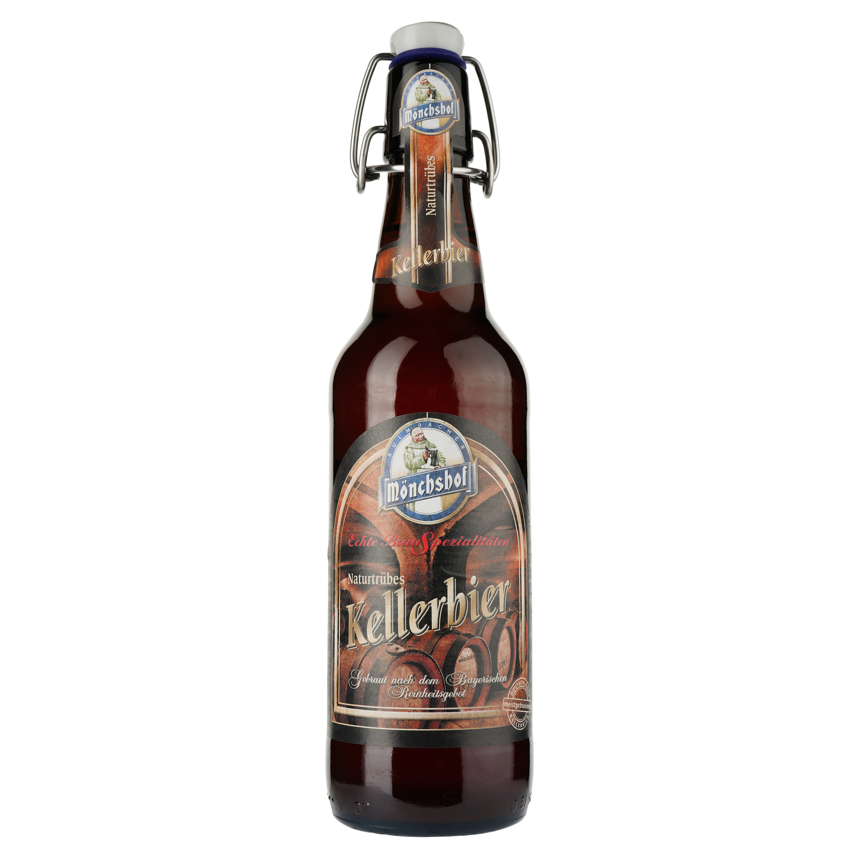 Пиво Monchshof Kellerbier светлое, 5.4%, 0.5 л - фото 1