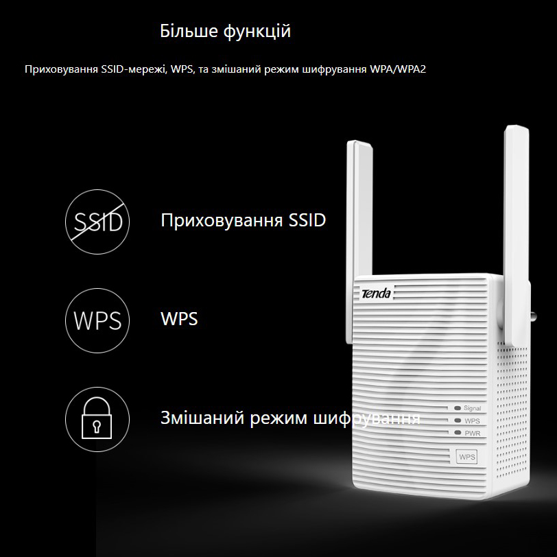 Усилитель сигнала Wi-Fi ретранслятор репитер Tenda Repiter A-15 AC1750 1xLAN 2.4ГГц и 5ГГц - фото 7