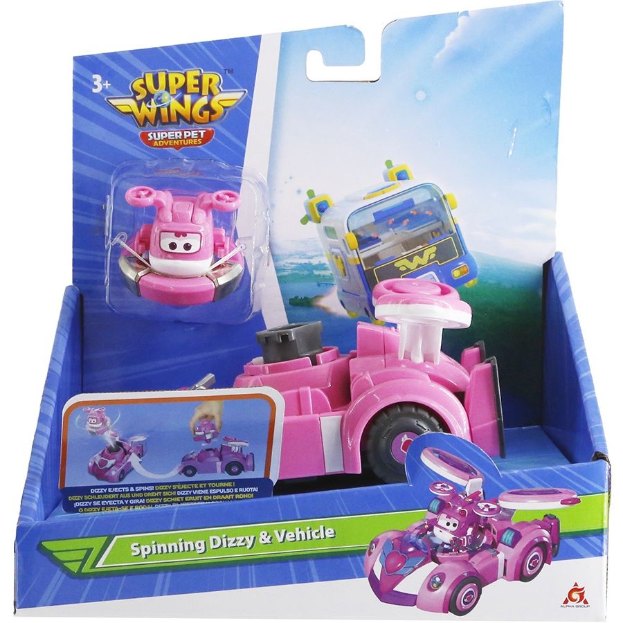 Игровой набор Super Wings Spinning Vehicle Диззи (EU770340) - фото 2