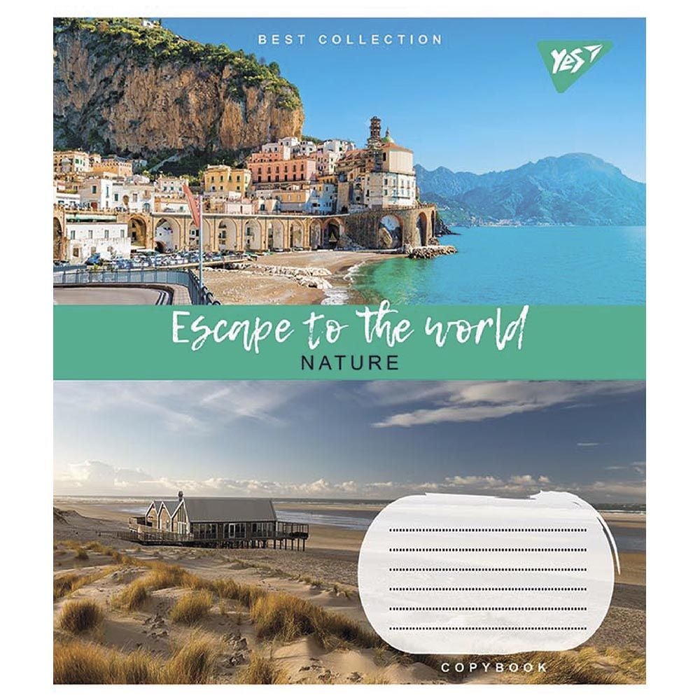 Набір зошитів Yes Escape to the world, в клітинку, 18 аркушів, 25 шт. (766580) - фото 5