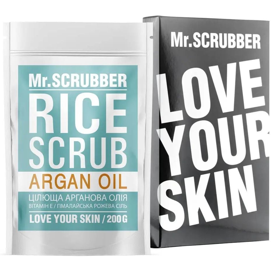 Рисовий скраб для тіла Mr.Scrubber Argan Oil 200 г - фото 1