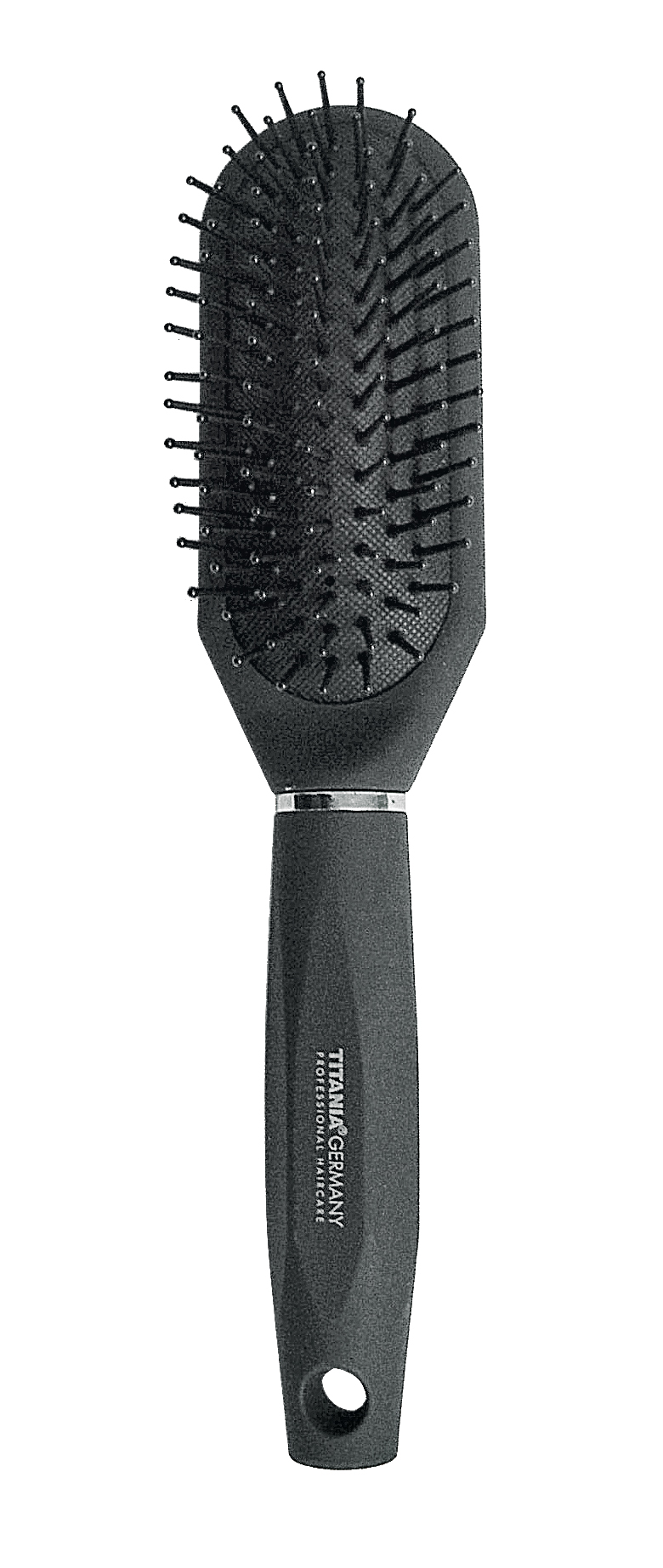 Щетка для волос массажная Titania, 7 рядов, черный (1343) - фото 1