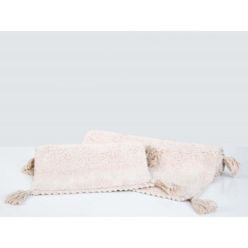 Набор ковриков Irya Benny pembe, 90х60 см и 60х40 см, розовый (svt-2000022275811) - фото 2