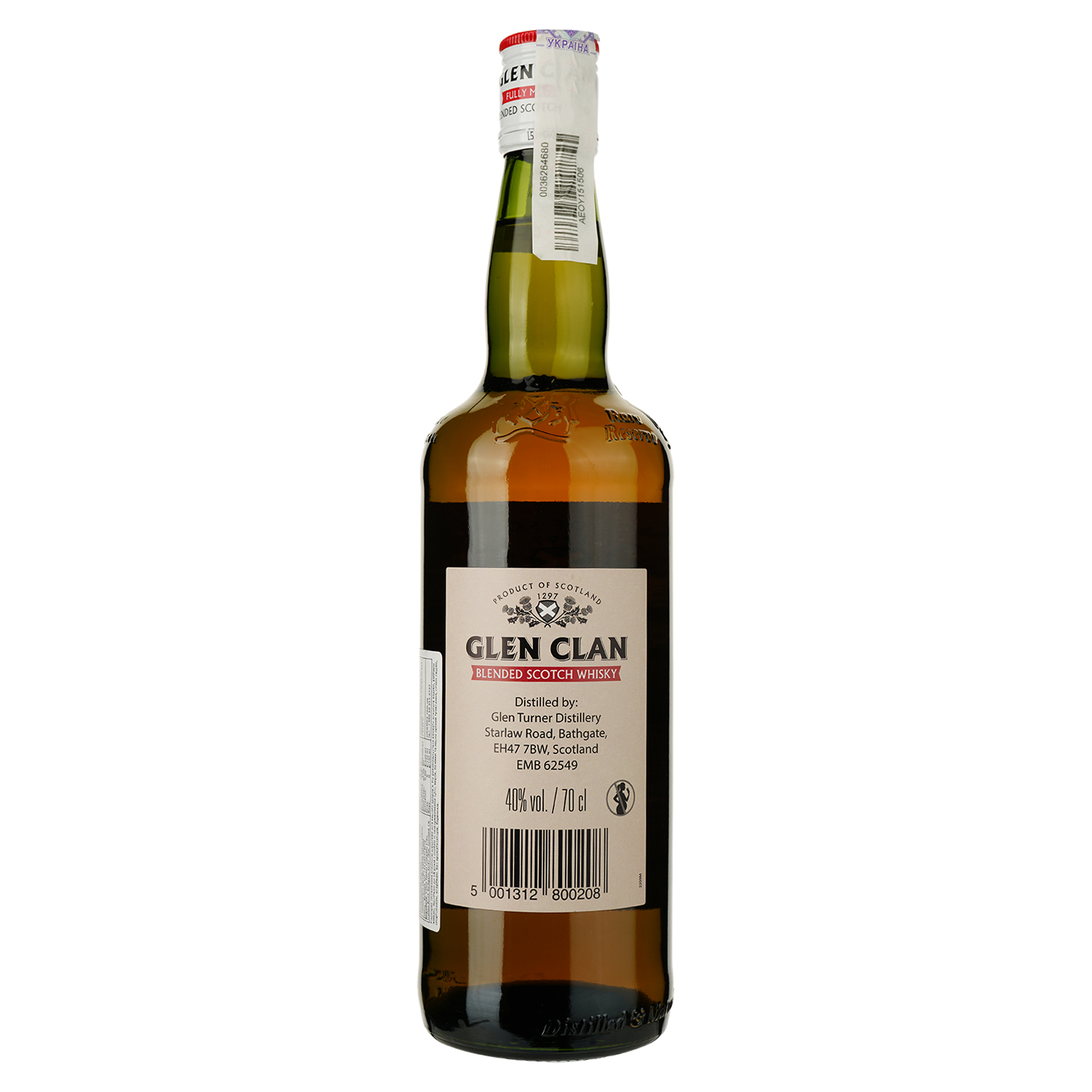 Віскі Glen Clan Blended Scotch Whisky 40% 0.7 л - фото 2
