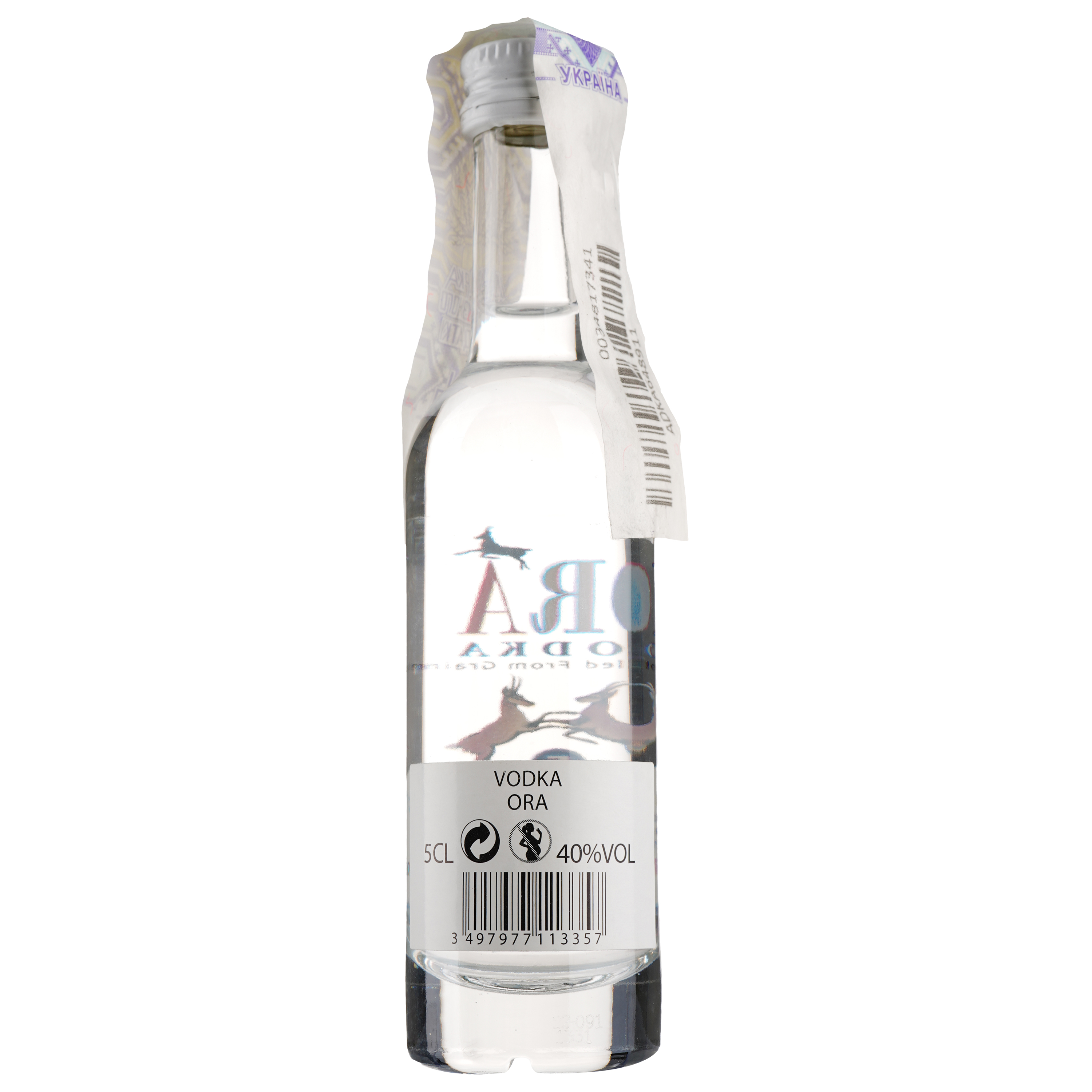 Горілка Ora Vodka, 40%, 0,05 л - фото 2