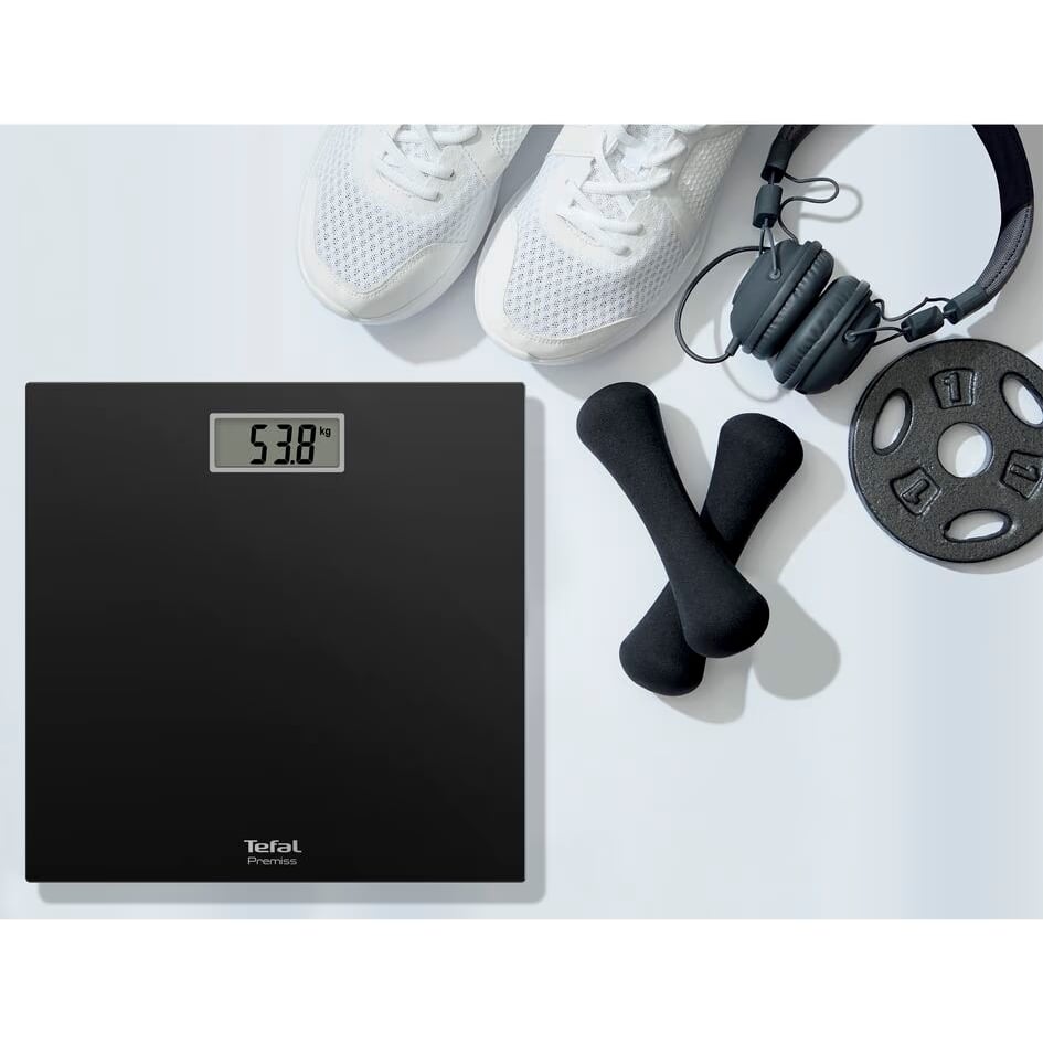 Весы напольные Tefal Premiss 150 кг CR2032x1 в комплекте стекло черные - фото 6