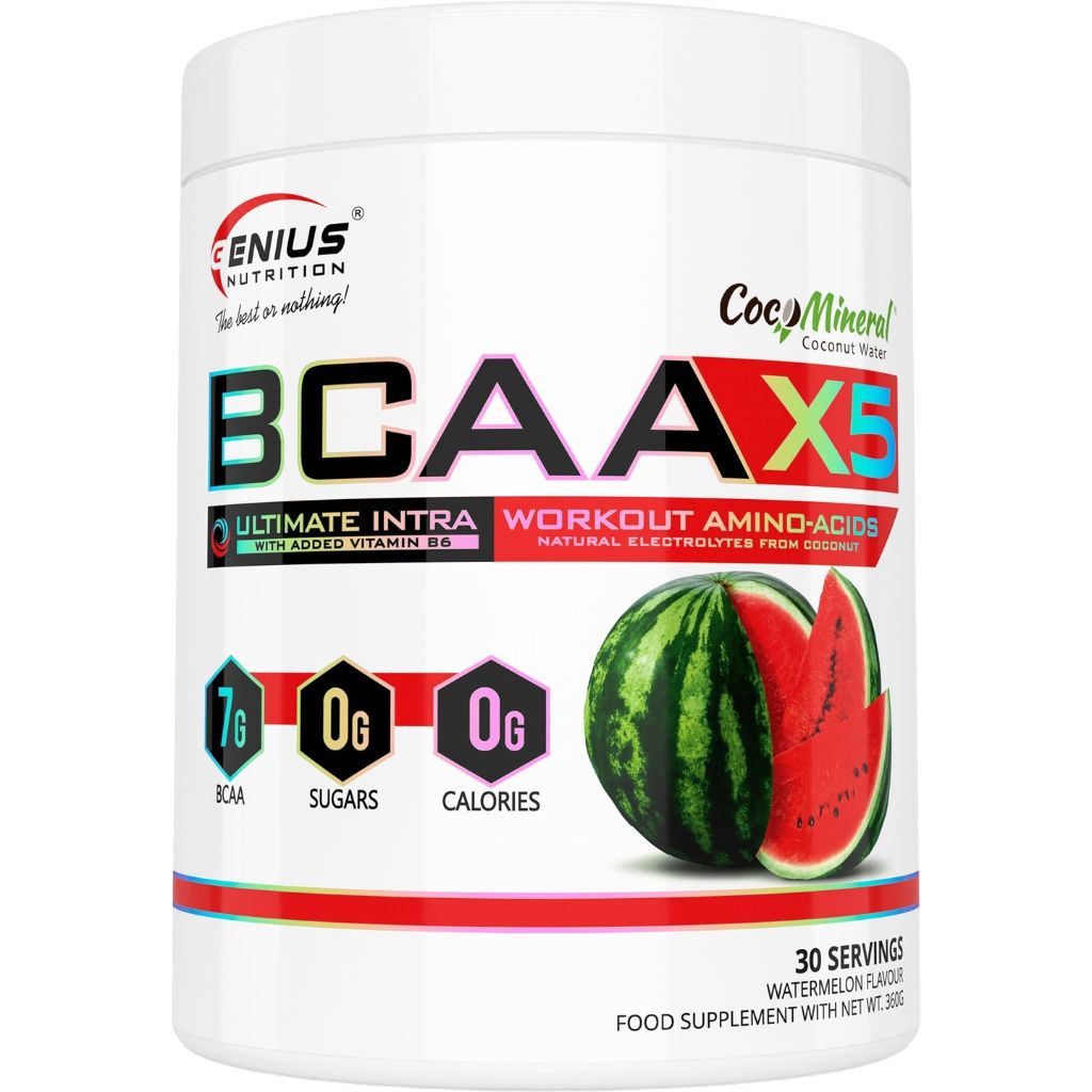 Амінокислота Genius Nutrition BCAA-X5 Кавун 360 г - фото 1