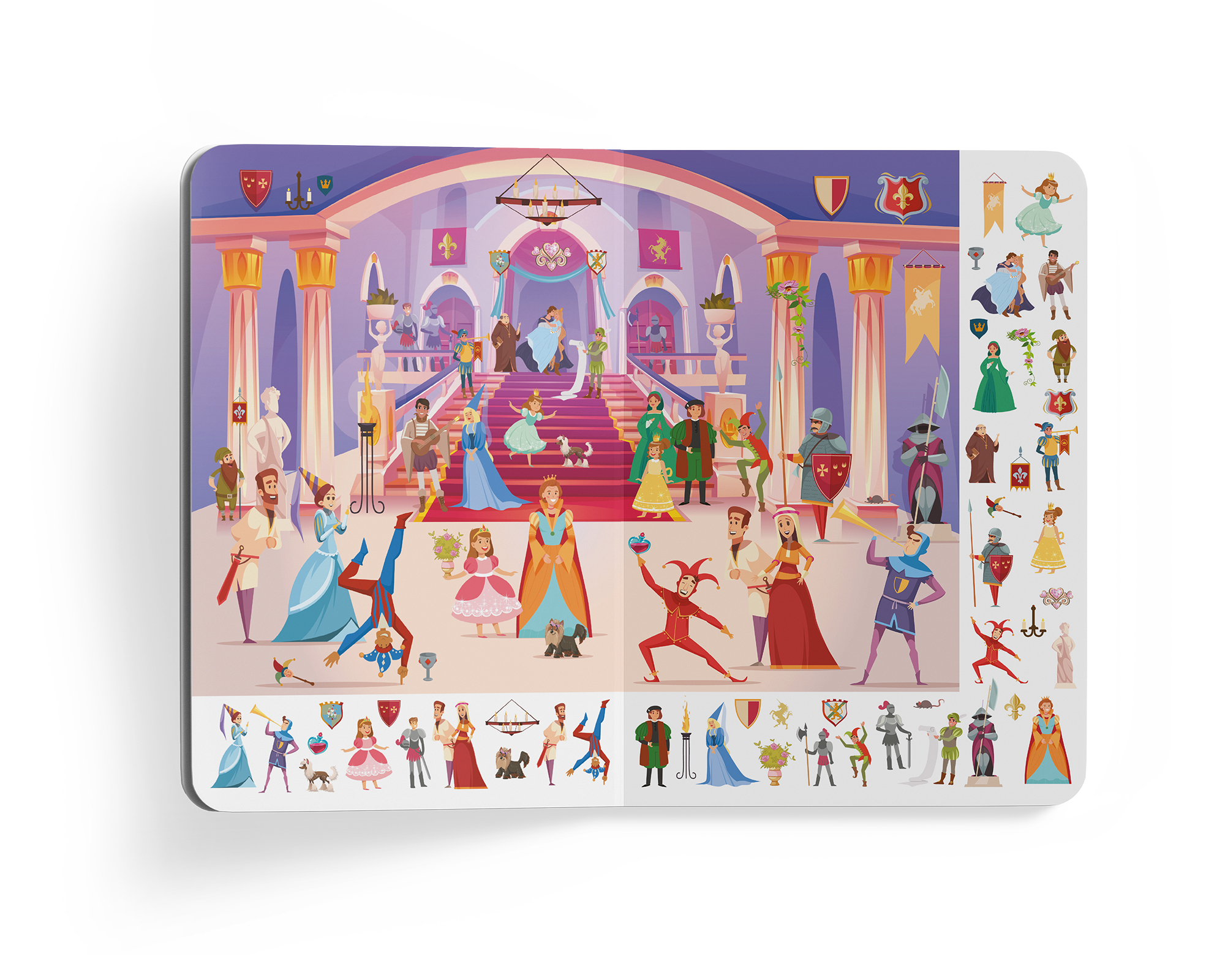Книга-картонка Кристал Бук Великий вімельбух Замок принцеси (F00028200) - фото 5