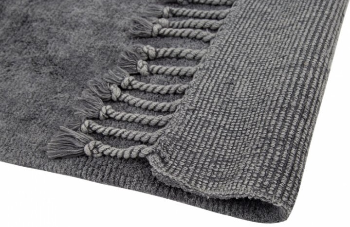 Набор ковриков Irya Paloma k.gri, 90х60 см и 60х40 см, темно-серый (svt-2000022277761) - фото 2