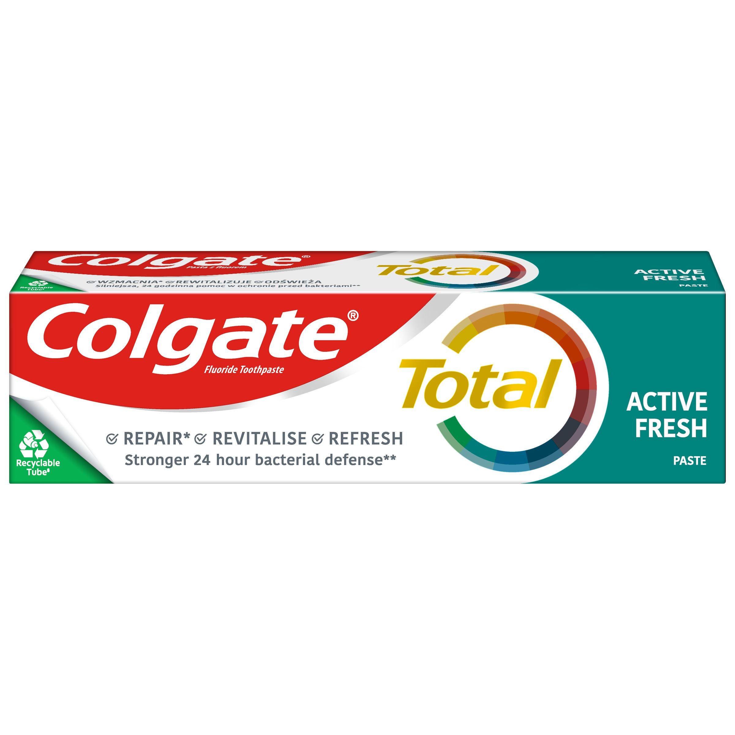 Зубная паста Colgate Total 12 Active Fresh 75 мл - фото 1