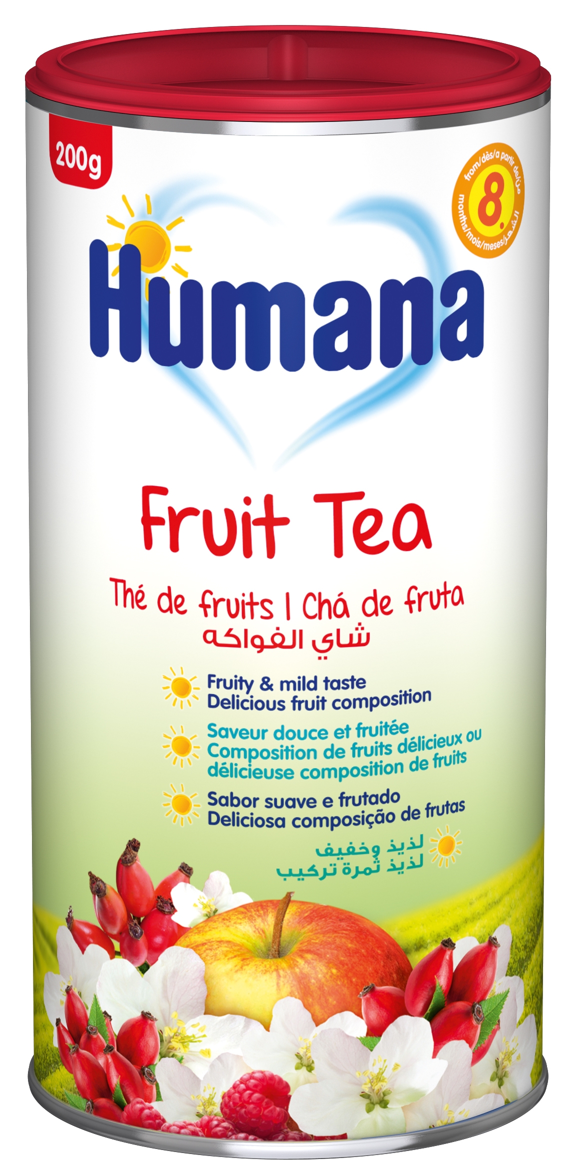 Детский чай Humana Фруктовый, 200 г - фото 1