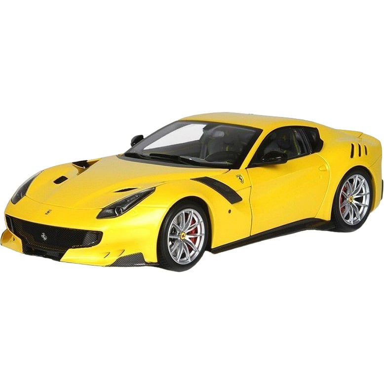 Автомодель Bburago Ferrari F12TDF желтый (18-26021) - фото 1