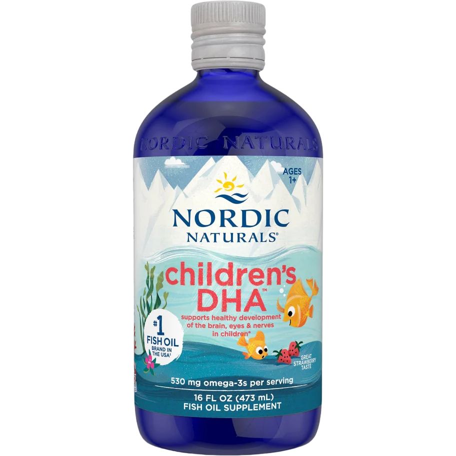 Риб'ячий жир для дітей Nordic Naturals Children's DHA зі смаком полуниці 473 мл - фото 1