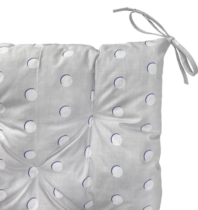 Подушка для стільця Прованс Super, 40x40 см, сірий (25192) - фото 3