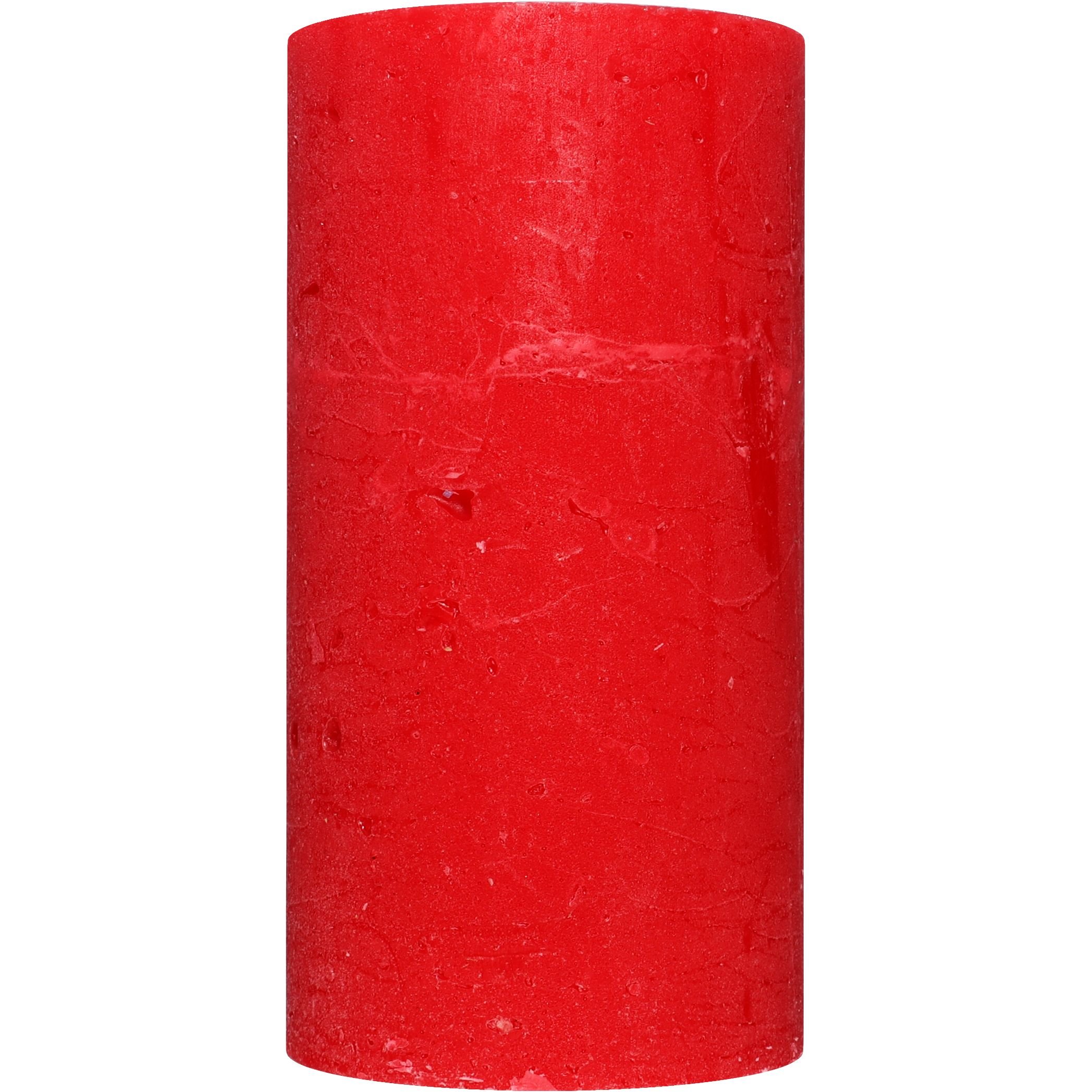 Свічка Pragnis Рустик, 7х13 см, червона (C713-125) - фото 2