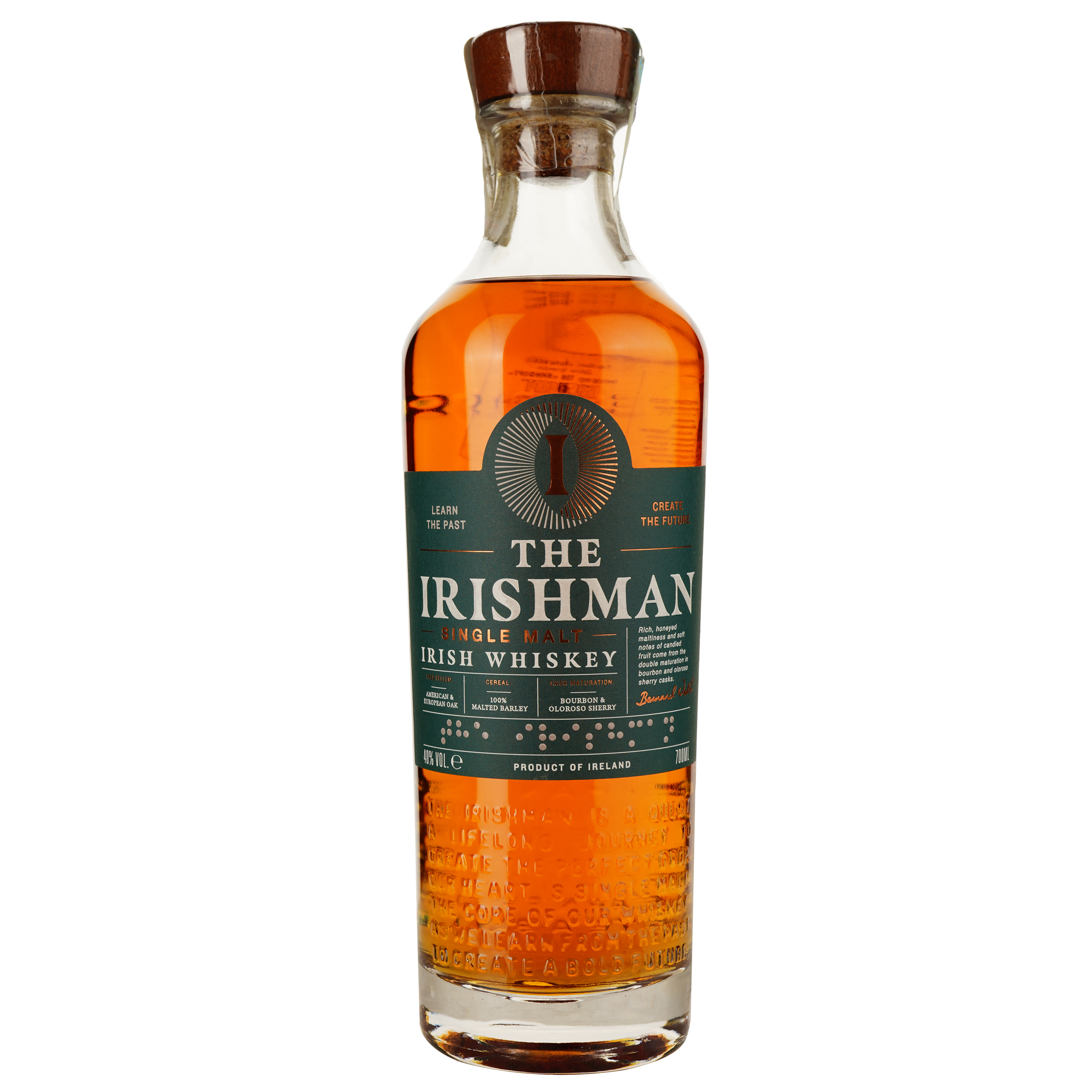 Виски The Irishman Single Malt Irish Whiskey, 40%, 0,7 л - фото 3