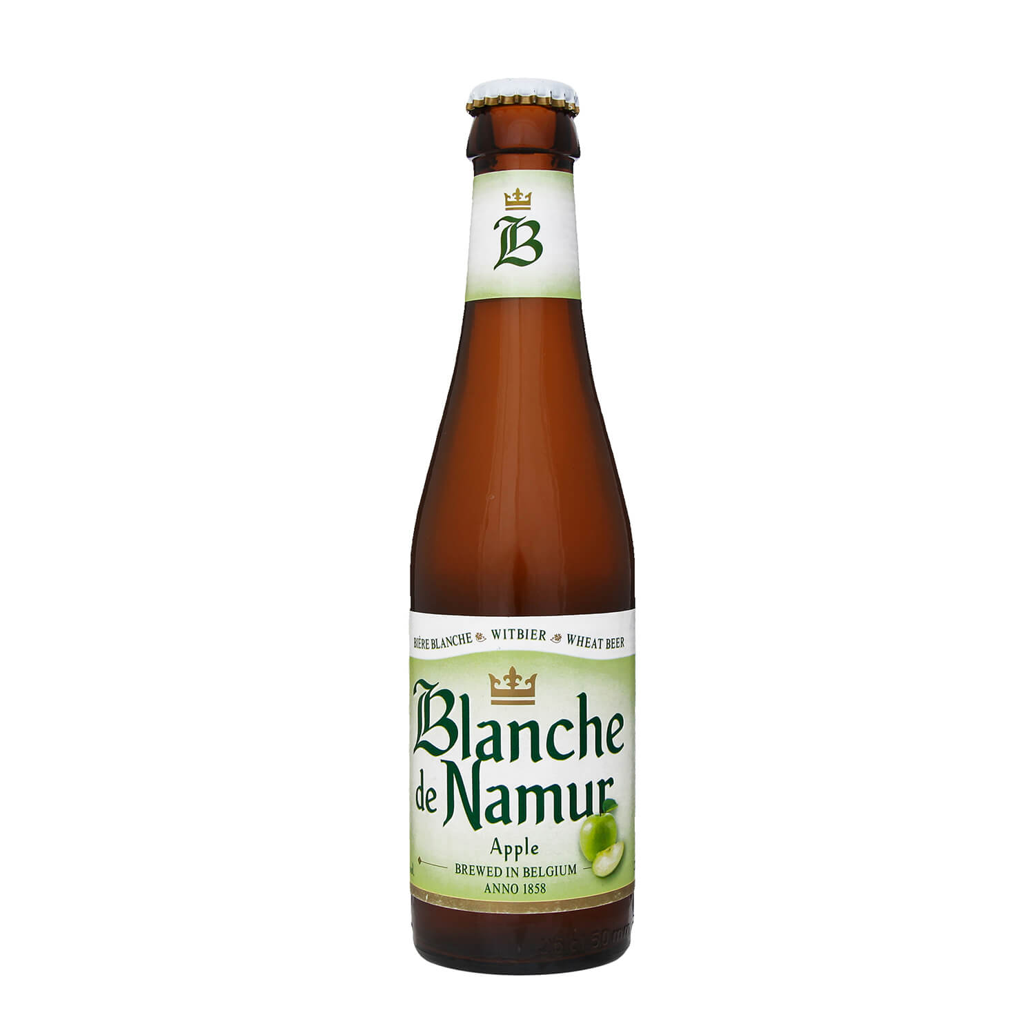 Пиво Blanche De Namur Apple світле нефільтроване, 3,1%, 0,25 л (714062) - фото 1