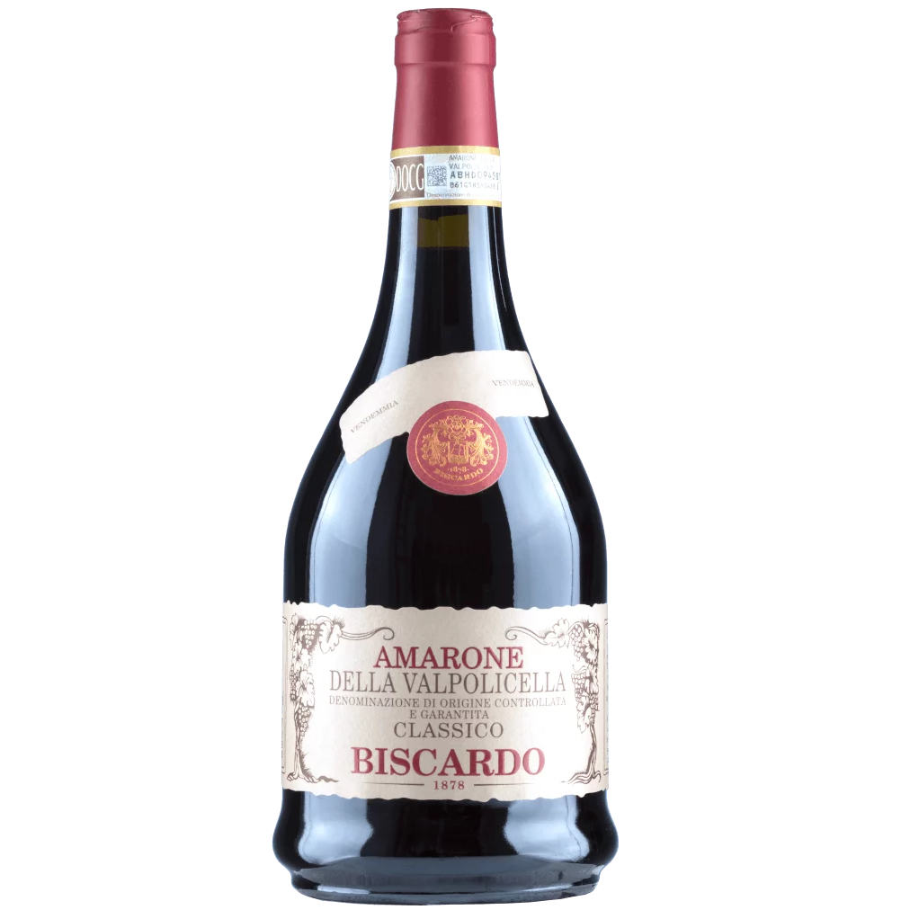 Вино Biscardo Amarone della Valpolicella DOCG Classico, червоне, сухе, 15,5%, 0,75 л - фото 1