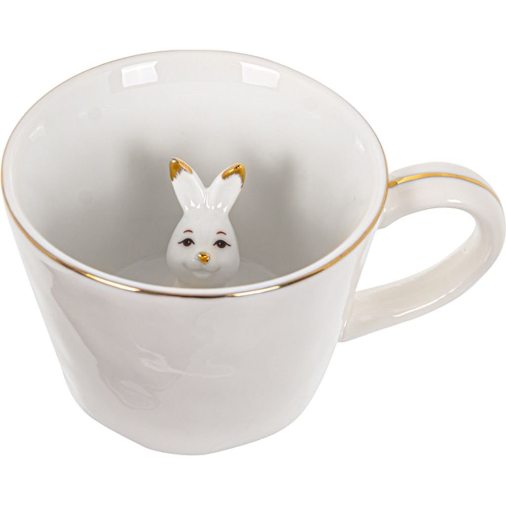 Чашка Lefard Кролик 350 мл біла (149-488) - фото 1