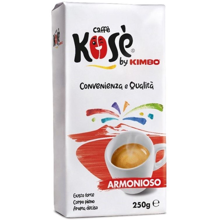Кава мелена Kimbo Kose Rosso Armonioso, 250 г - фото 1
