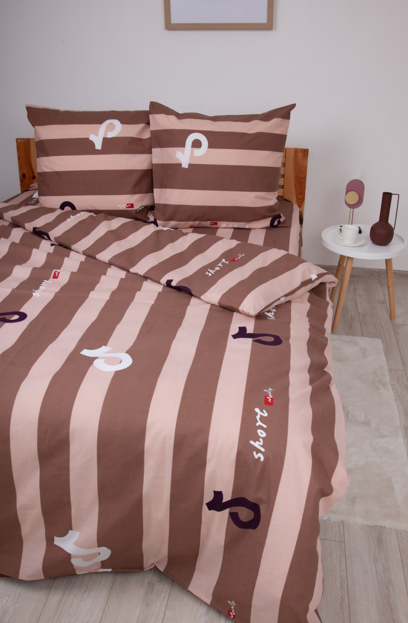 Комплект постільної білизни ТЕП Soft dreams Line Brown полуторний коричневий (2-03857_26452) - фото 5