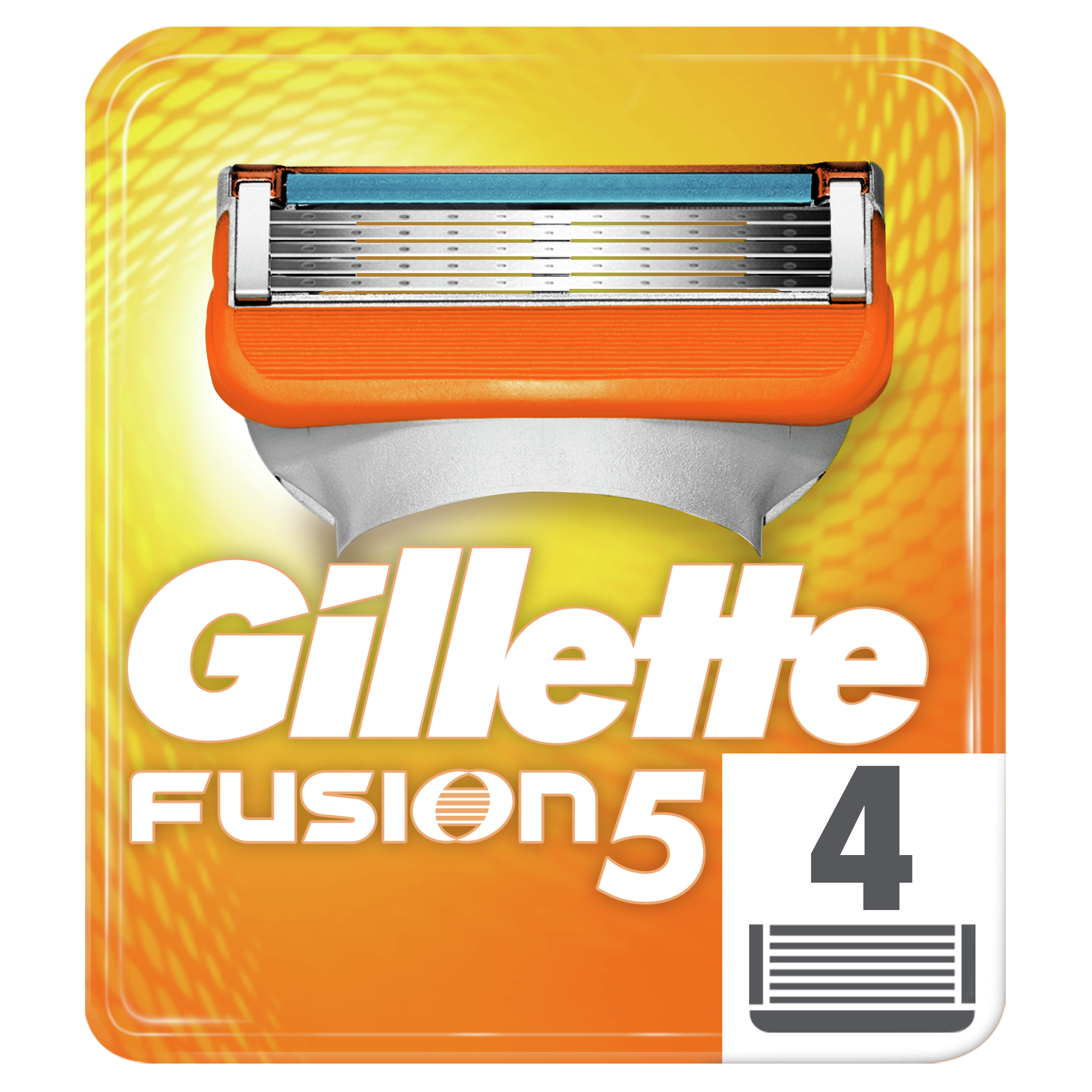 Змінні картриджі для гоління Gillette Fusion, 4 шт. - фото 1