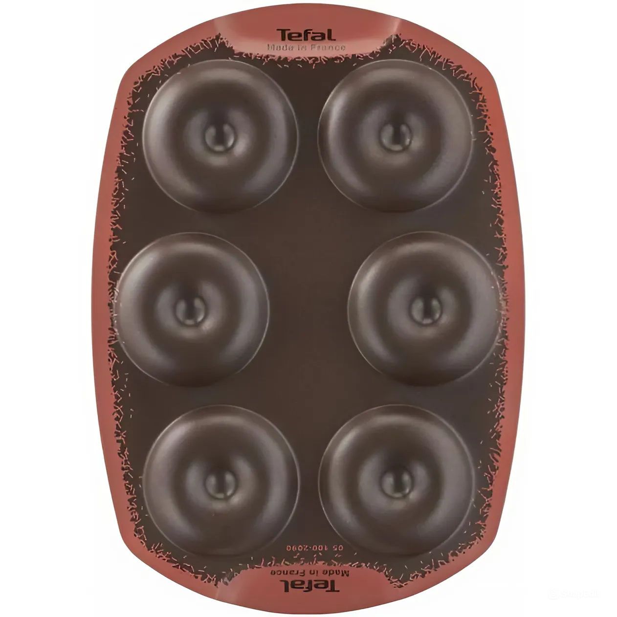 Противень Tefal PerfectBake с 6 круглыми формами 21х29 см коричневый (J5734602) - фото 3