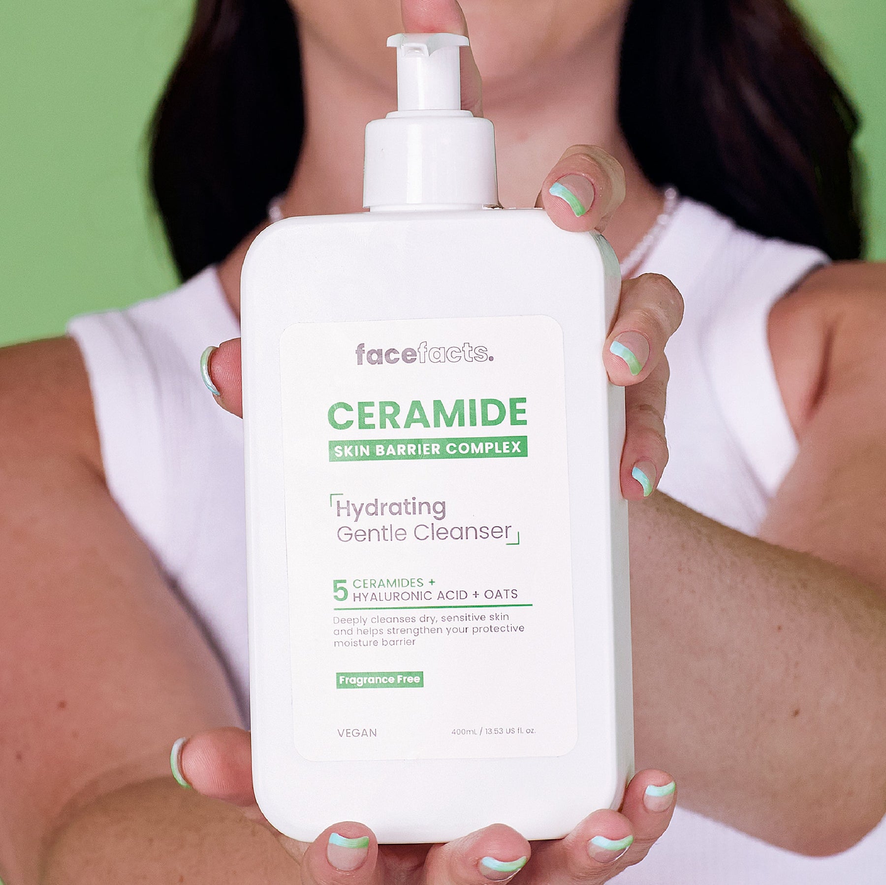 Увлажняющее средство с керамидами для очищения кожи лица Face Facts Ceramide Skin Barrier Complex Hydrating Gentle Cleanser 200 мл - фото 5