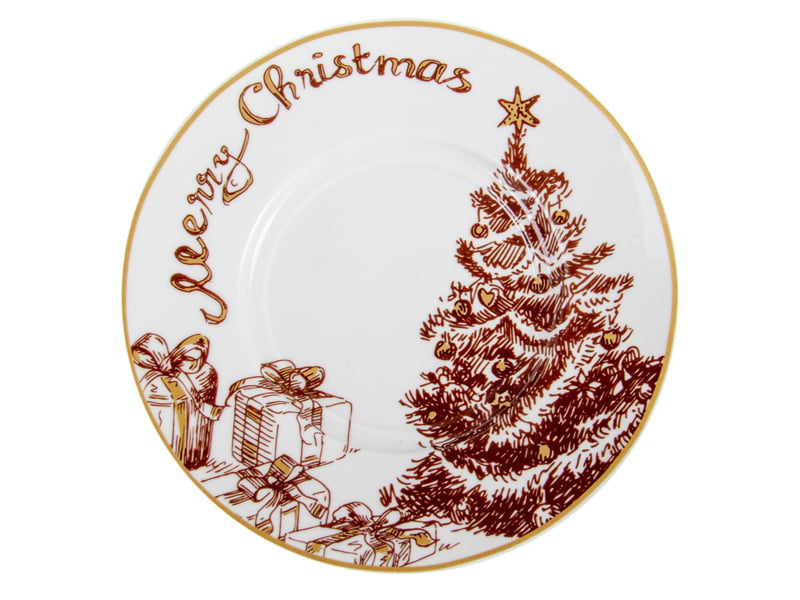 Чашка з блюдцем Lefard Merry Christmas, 250 мл, білий (924-744) - фото 2