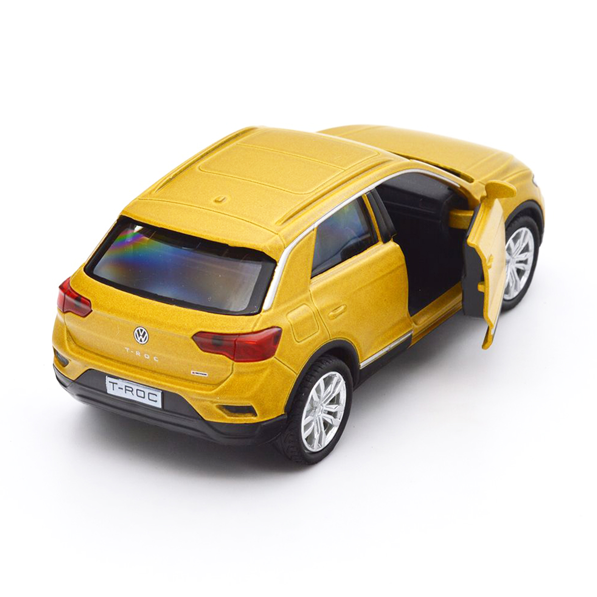Автомодель TechnoDrive Volkswagen T-Roc 2018 1:32, золотая (250345U) - фото 8