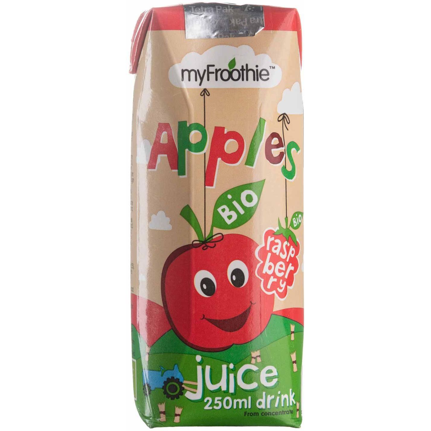 Напій соковмісний MyFroothie Яблуко-Малина органічний 250 мл - фото 1