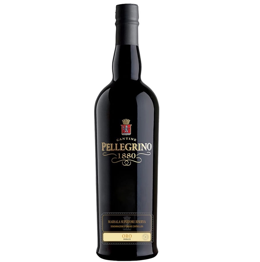 Вино Cantine Pellegrino Marsala Superiore Riserva Oro, біле, солодке, 18%, 0,75 л (8000009948219) - фото 1