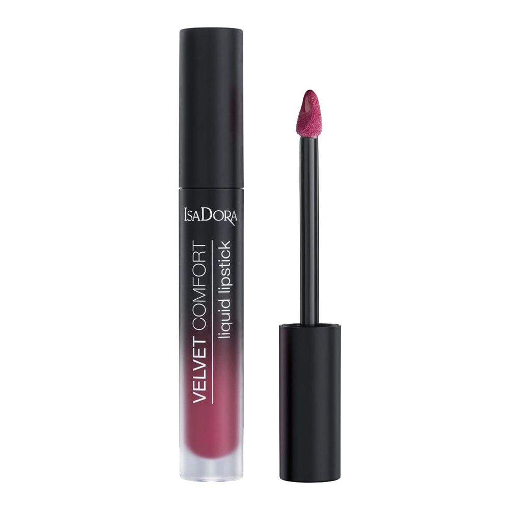 Жидкая помада для губ IsaDora Velvet Comfort Liquid Lipstick, тон 58 (Berry Blush), 4 мл (581800) - фото 1