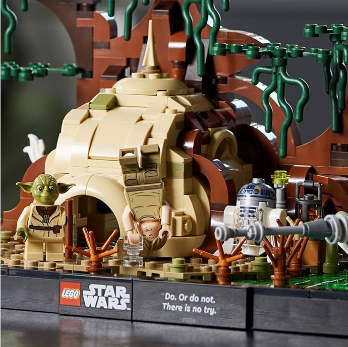 Конструктор LEGO Star Wars Dagobah Навчання джедаєв Діорама, 1000 деталей (75330) - фото 7