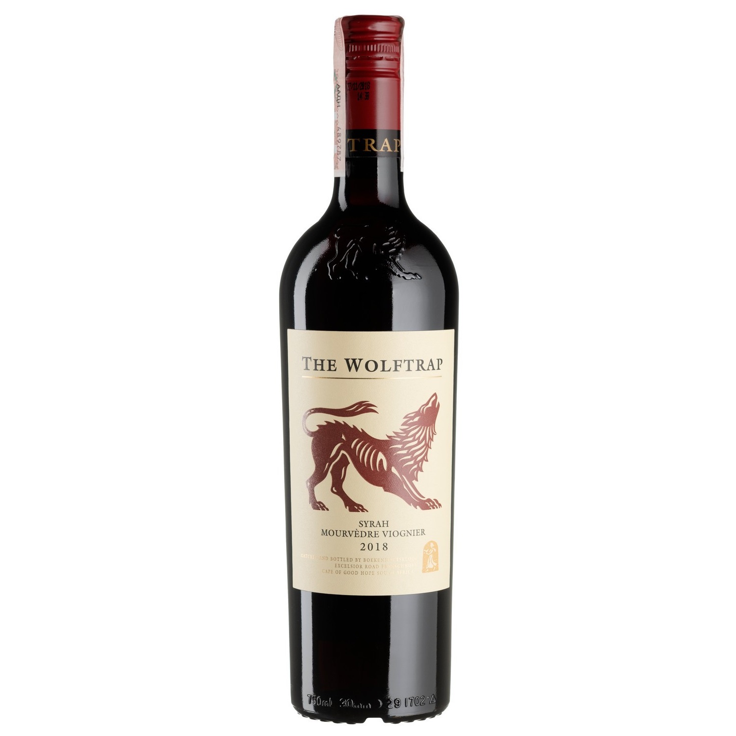 Вино Boekenhoutskloof The Wolftrap Red, красное, сухое, 14,5%, 0,75 л - фото 1